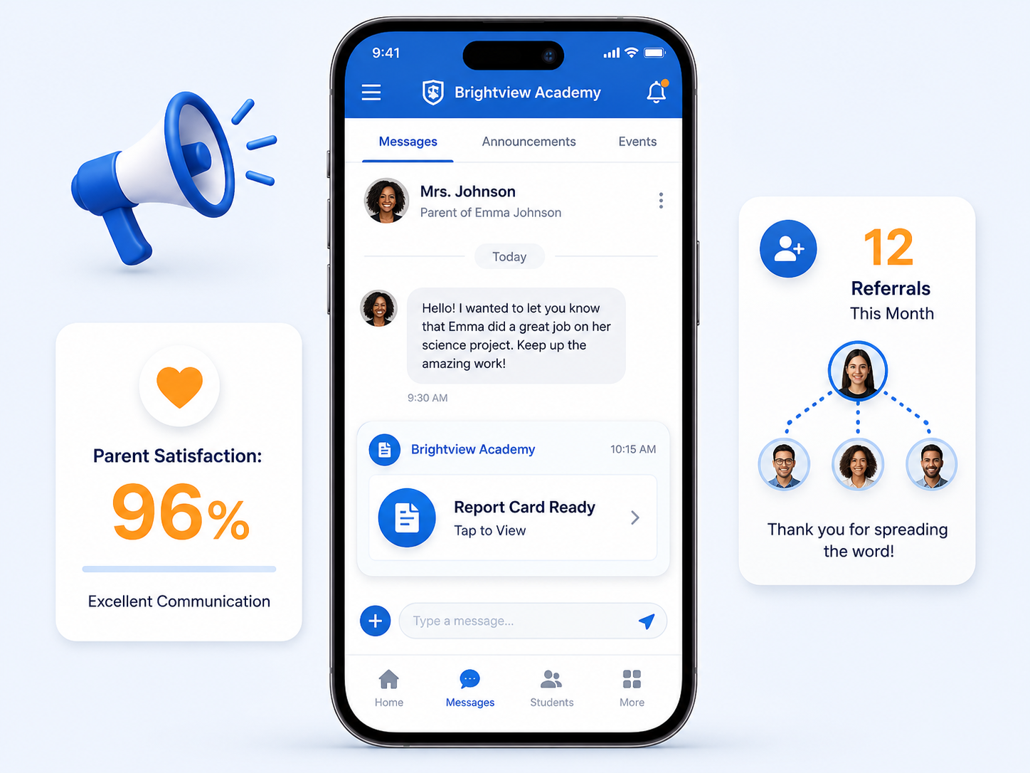Parent communication platform